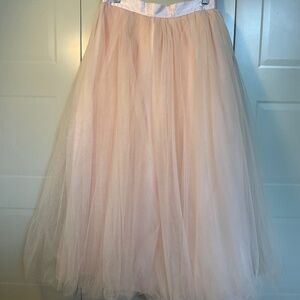 Midi length ballerina skirt